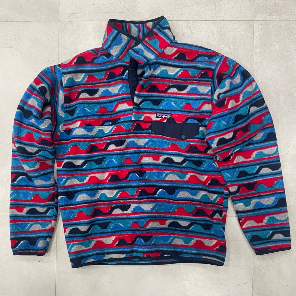 Men’s Patagonia Aztec pattern Synchilla. Size Medium.